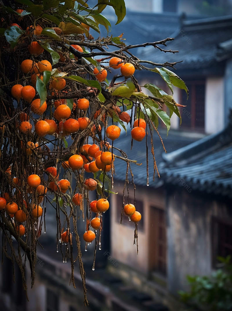 柿子红了,高清,摄影图,摄影图片,图片大全,摄影图免费下载